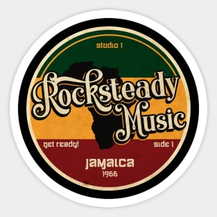 Rocksteady Music LP Sticker